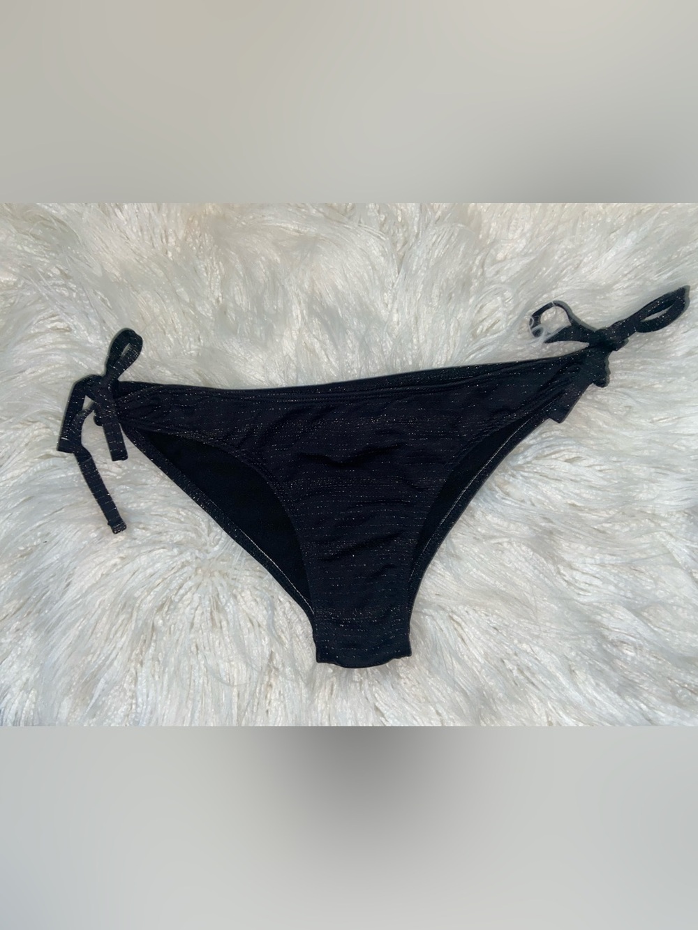 Tyler Rose Swimwear Black Shimmer Bikini Bottom
